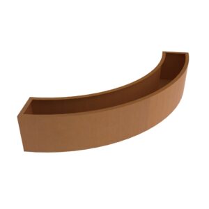 Corten Steel Quarter Planter
