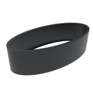 Powder Coated Steel Elliptical Planter - Bottomless