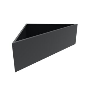Powder Coated Steel Triangle Planter