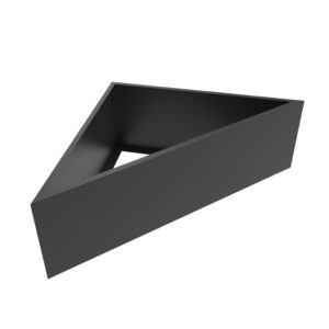 Powder Coated Steel Triangle Planter - Bottomless